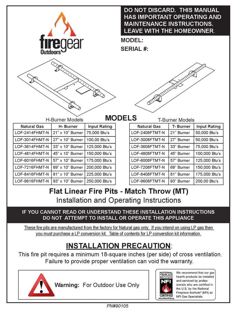 Firegear LOF-2414FHMT-N User manual