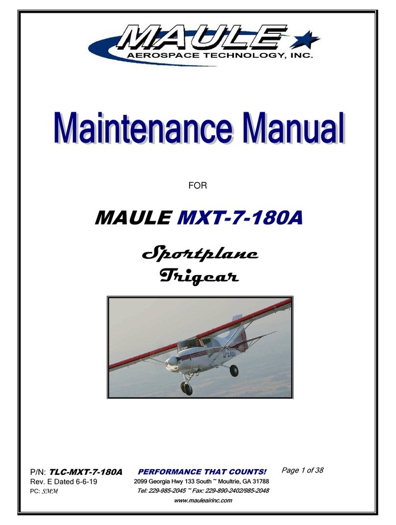 MAULE Sportplane Trigear MXT-7-180A Maintenance manual