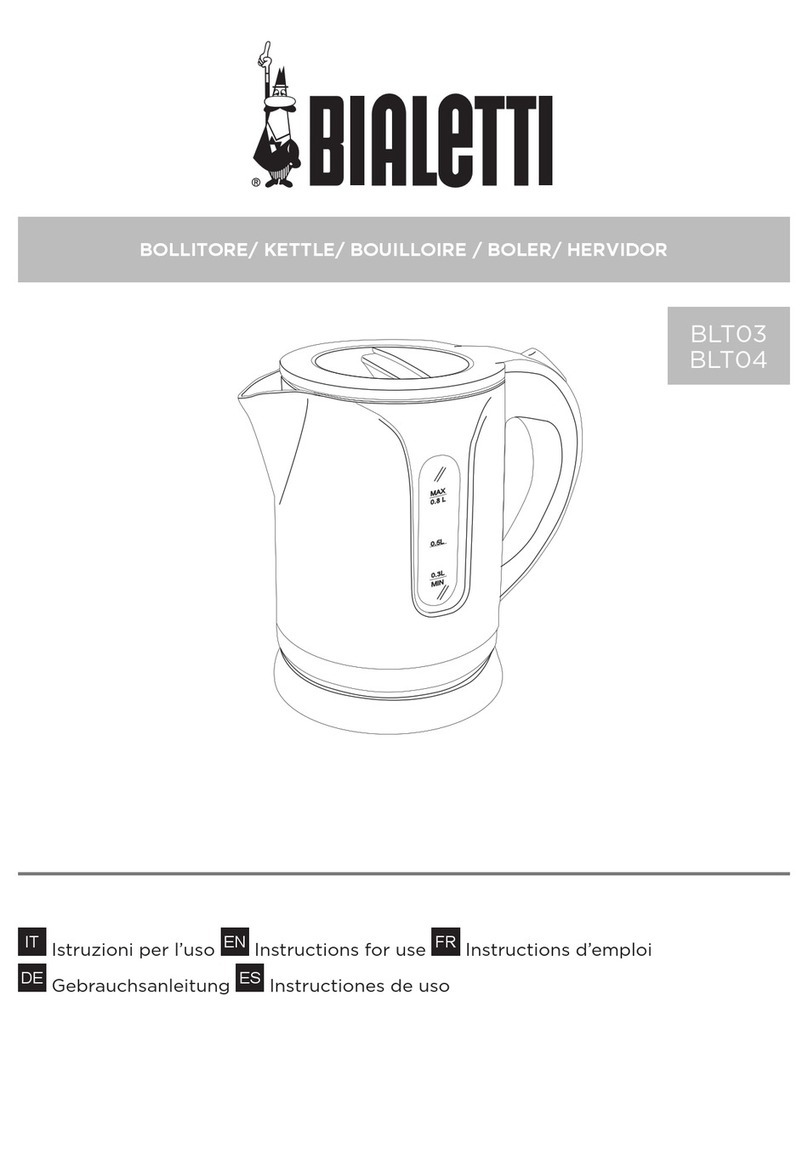 Bialetti BLT03 Instructions for use