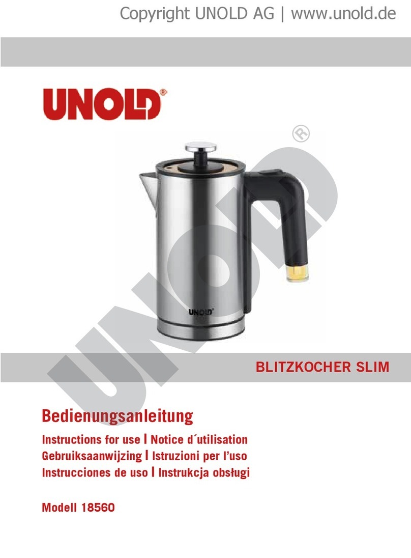 Unold SLIM 18560 Instructions for use