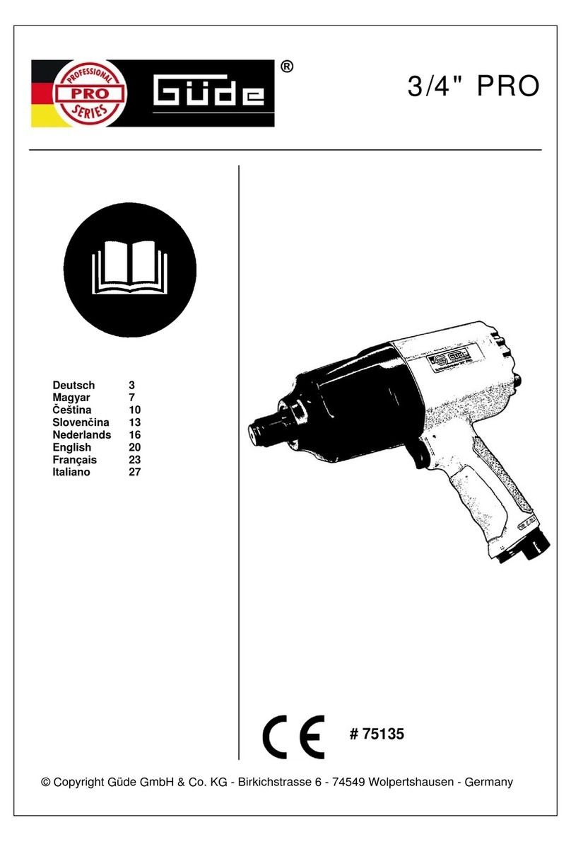 GÜDE 3/4" PRO User manual