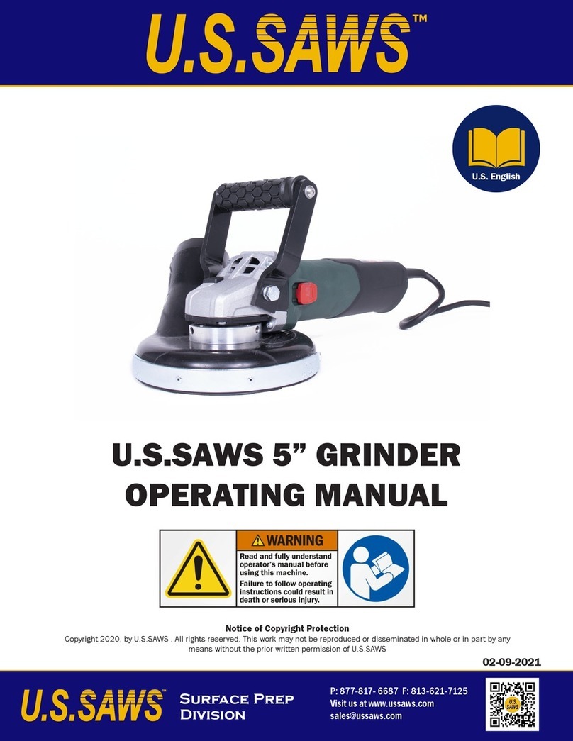 U.S.SAWS SX65000C operating manual