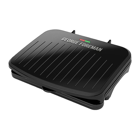 George Foreman GRS075 Series User manual