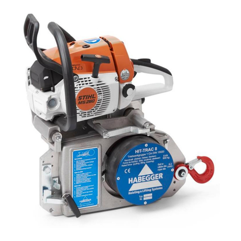 Habegger HIT-TRAC 8B Original user guide