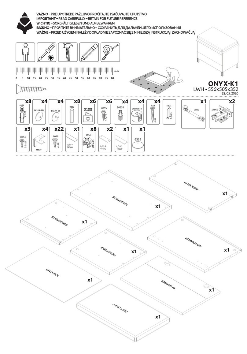 PLACES OF STYLE ONYX-K1 manual