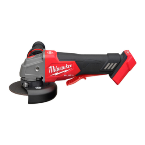 Milwaukee M18 FAG125XPD Operator's manual