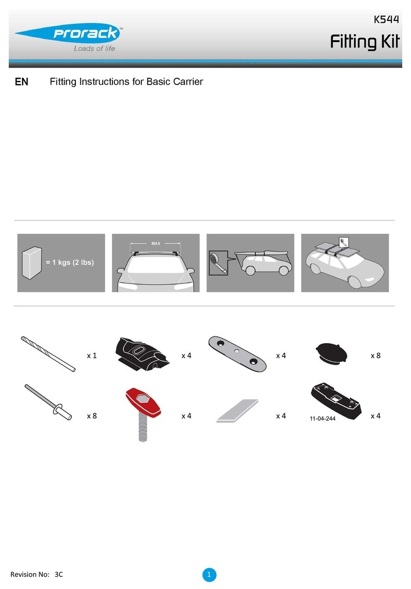 Prorack K544 User manual
