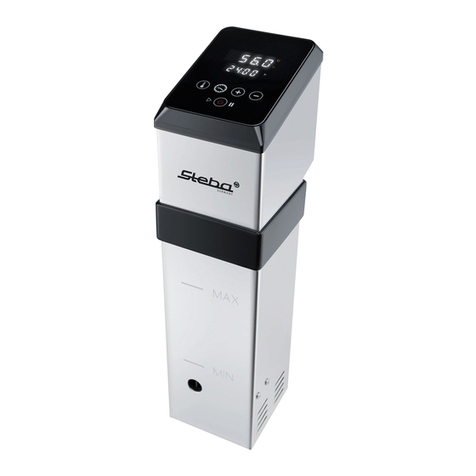 Steba SV 120 Professional Instructions for use