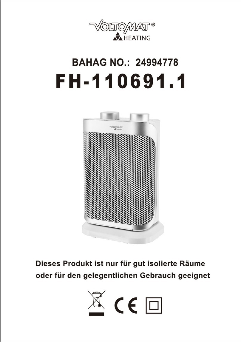 VOLTOMAT HEATING FH-110691.1 User manual
