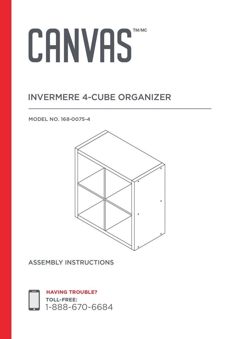 Canvas INVERMERE 168-0075-4 User manual