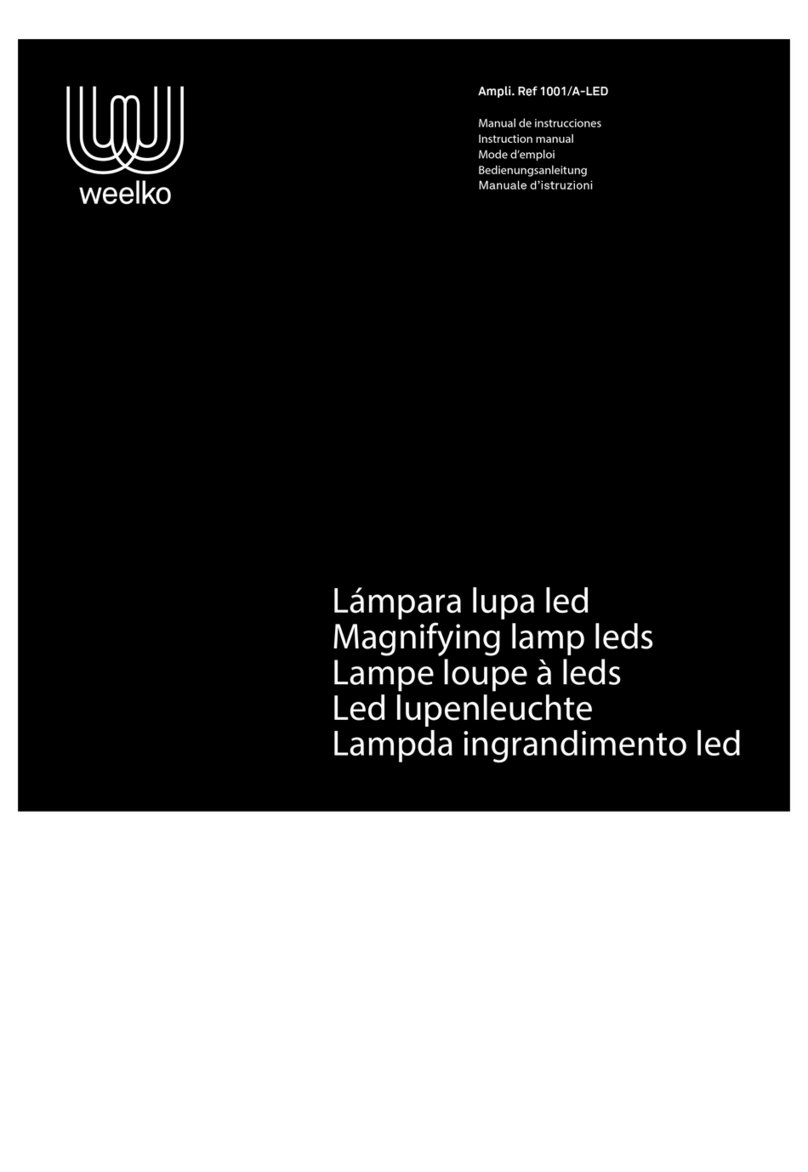 Weelko 1001/A-LED User manual