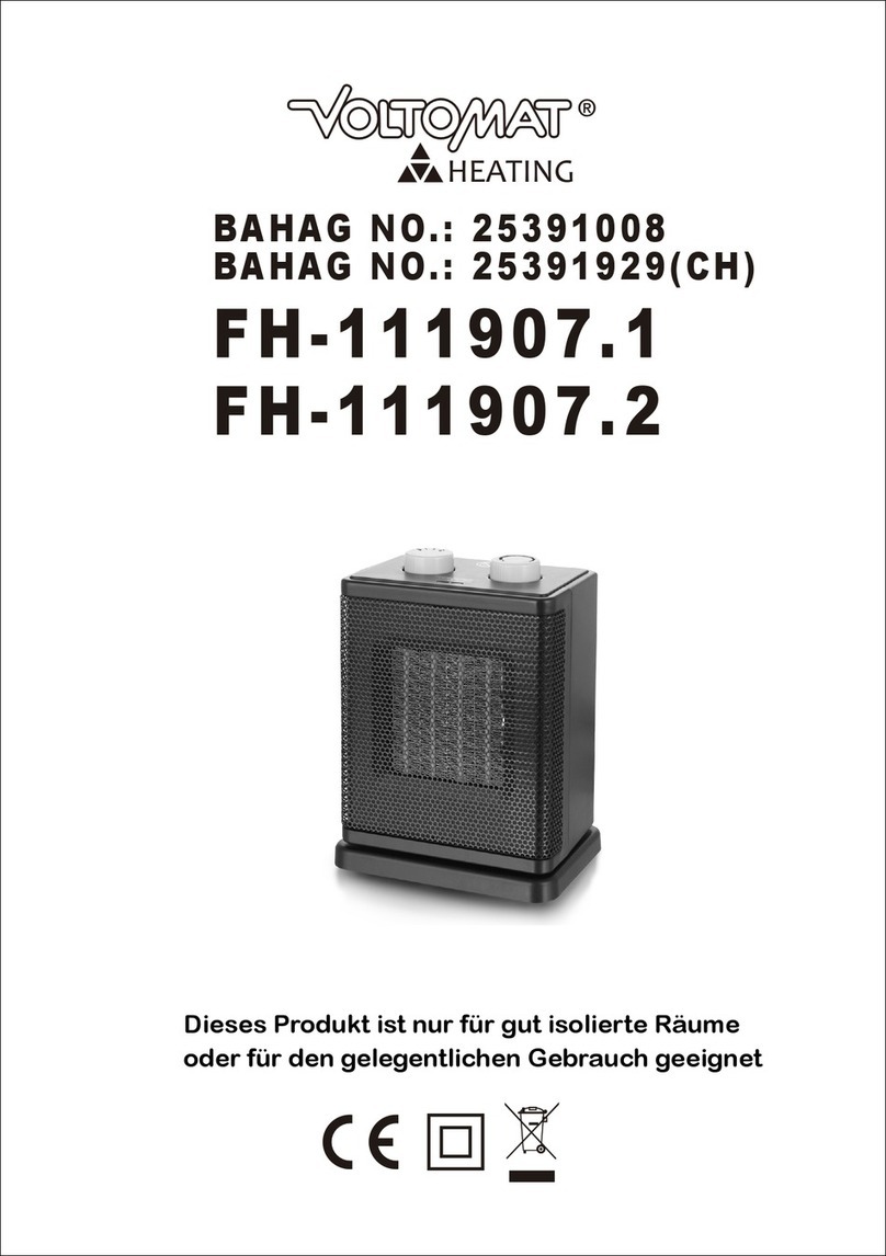 VOLTOMAT HEATING FH-111907.1 User manual
