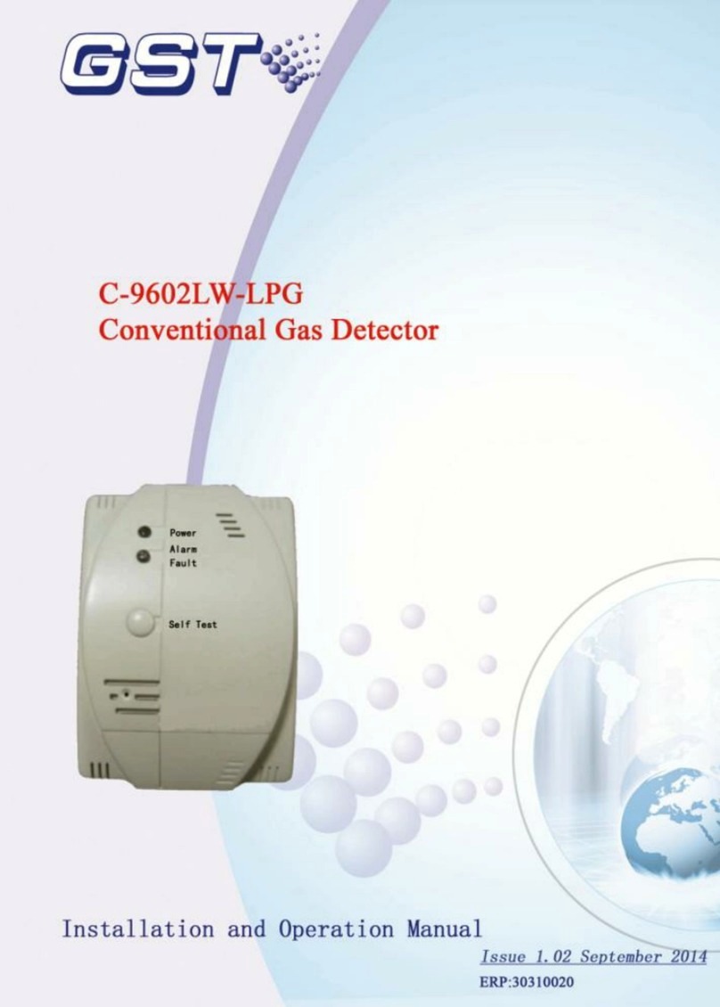 GST C-9602LW-LPG User manual