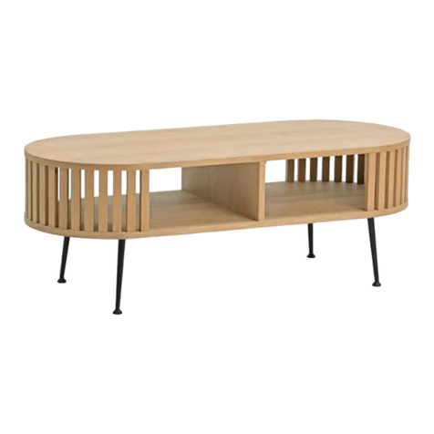 Matt Blatt Recap Coffee Table (Oak) User manual Matt Blatt Recap Coffee Table (Oak) User manual