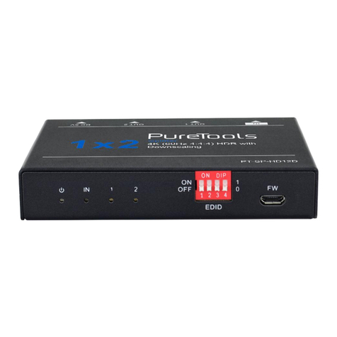 PureTools PT-SP-HD12D User manual PureTools PT-SP-HD12D User manual