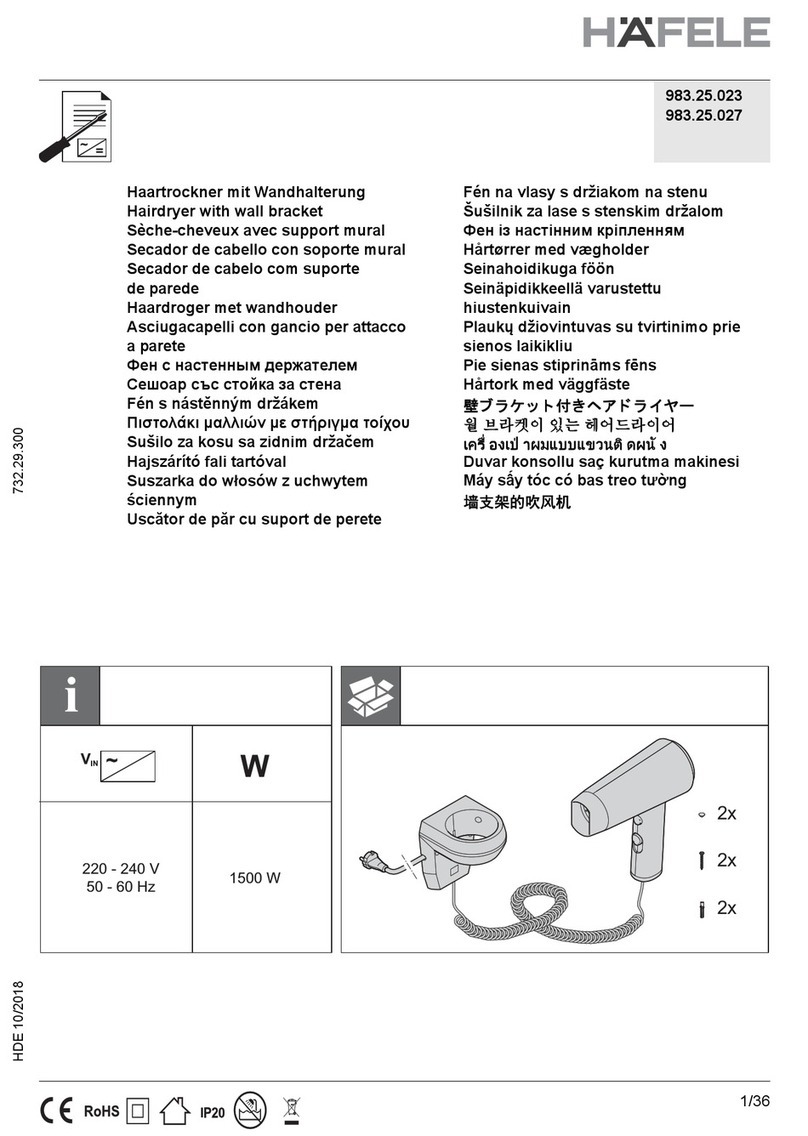 Häfele 983.25.023 manual