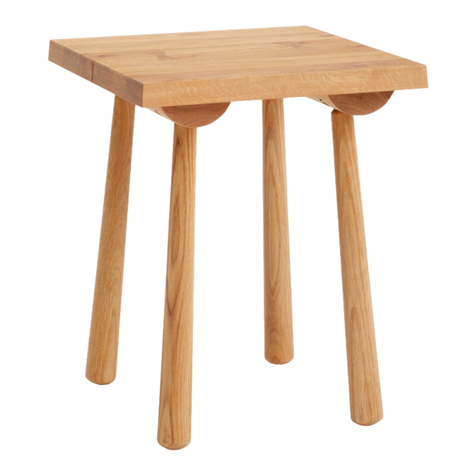 John Lewis Seam Side Table 86228901 User manual