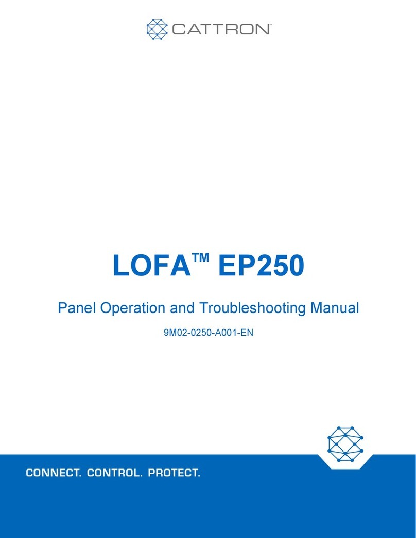 Cattron LOFA EP250 Panel Operation and Troubleshooting Manual