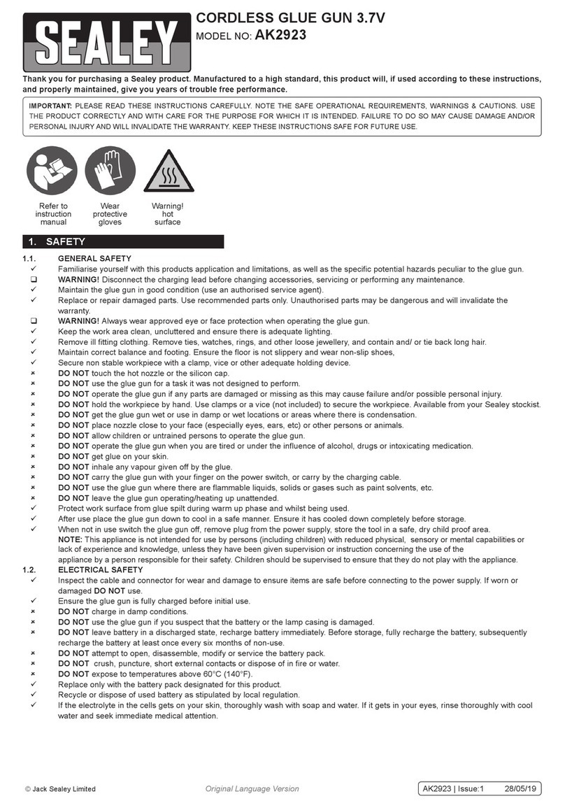 Sealey AK2923 User manual