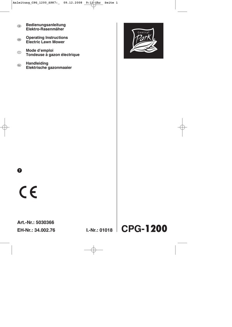 Central Park CPG-1200 operating instructions