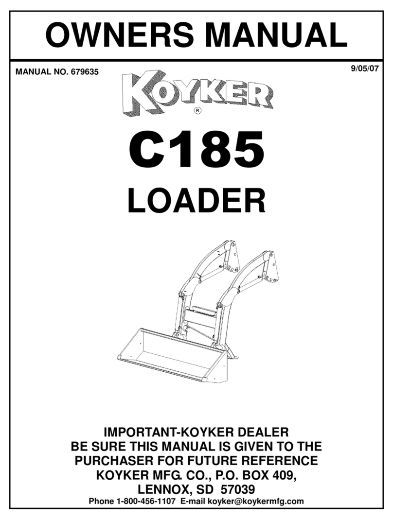 Koyker C185 owner's manual