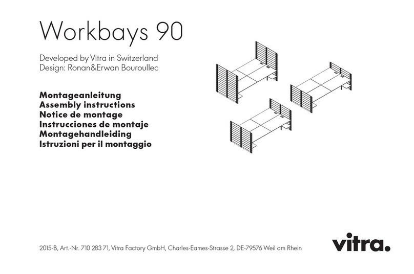 VITRA Workbays 90 User manual