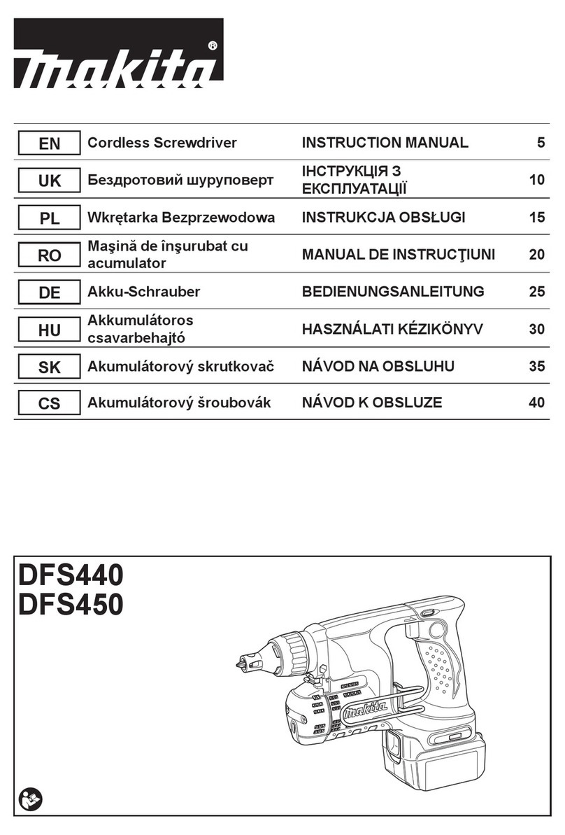 Makita DFS440 instruction manual