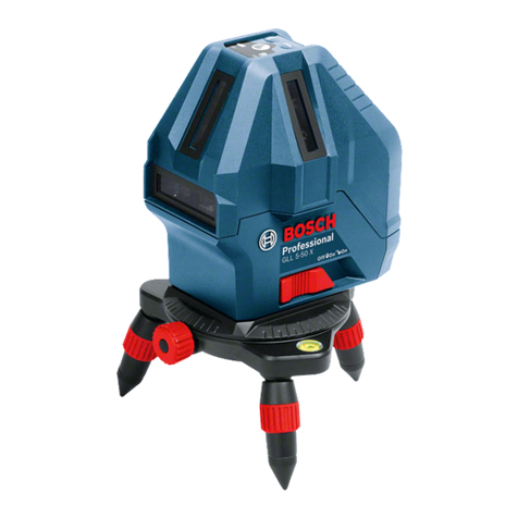 Bosch GLL 5-50 X Professional User manual Bosch GLL 5-50 X Professional User manual