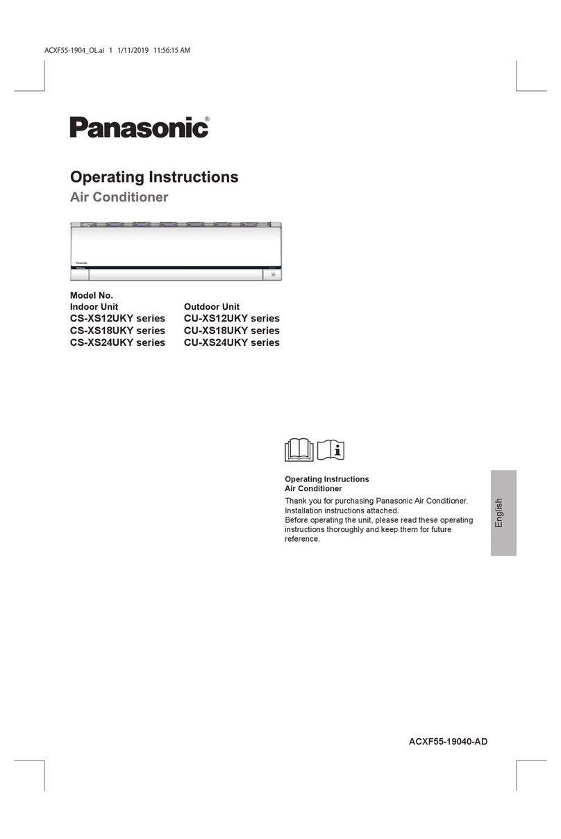 Panasonic CS-XS12UKY Series User manual