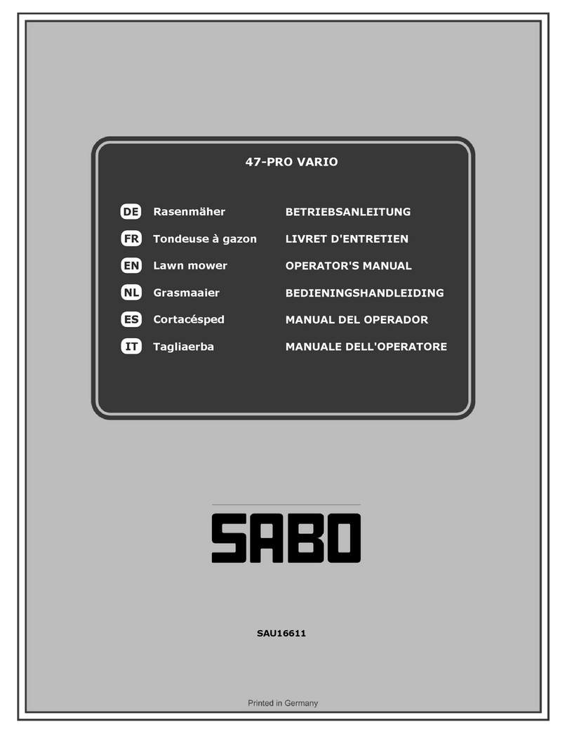 Sabo 47-PRO VARIO User manual Sabo 47-PRO VARIO User manual
