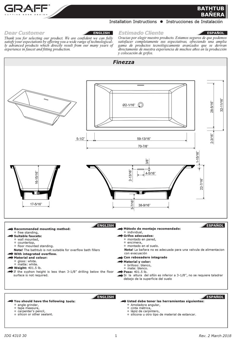 Graff Finezza installation instructions