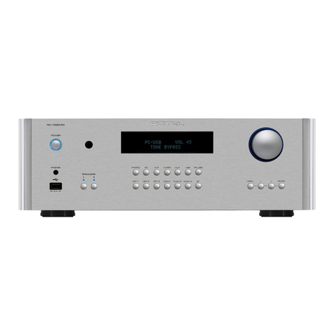 Rotel RA-1592MKII owner's manual