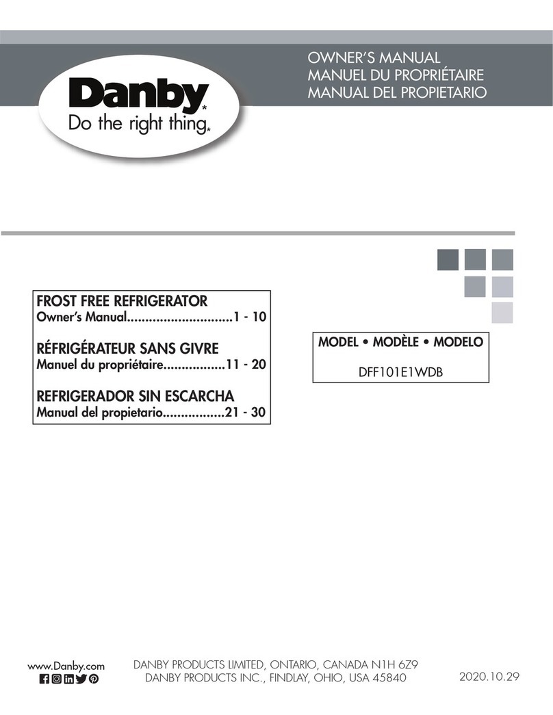 Danby DFF101E1WDB User manual Danby DFF101E1WDB User manual