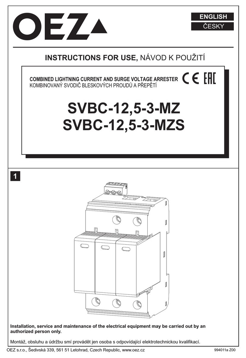 OEZ SVBC-12,5-3-MZ User manual