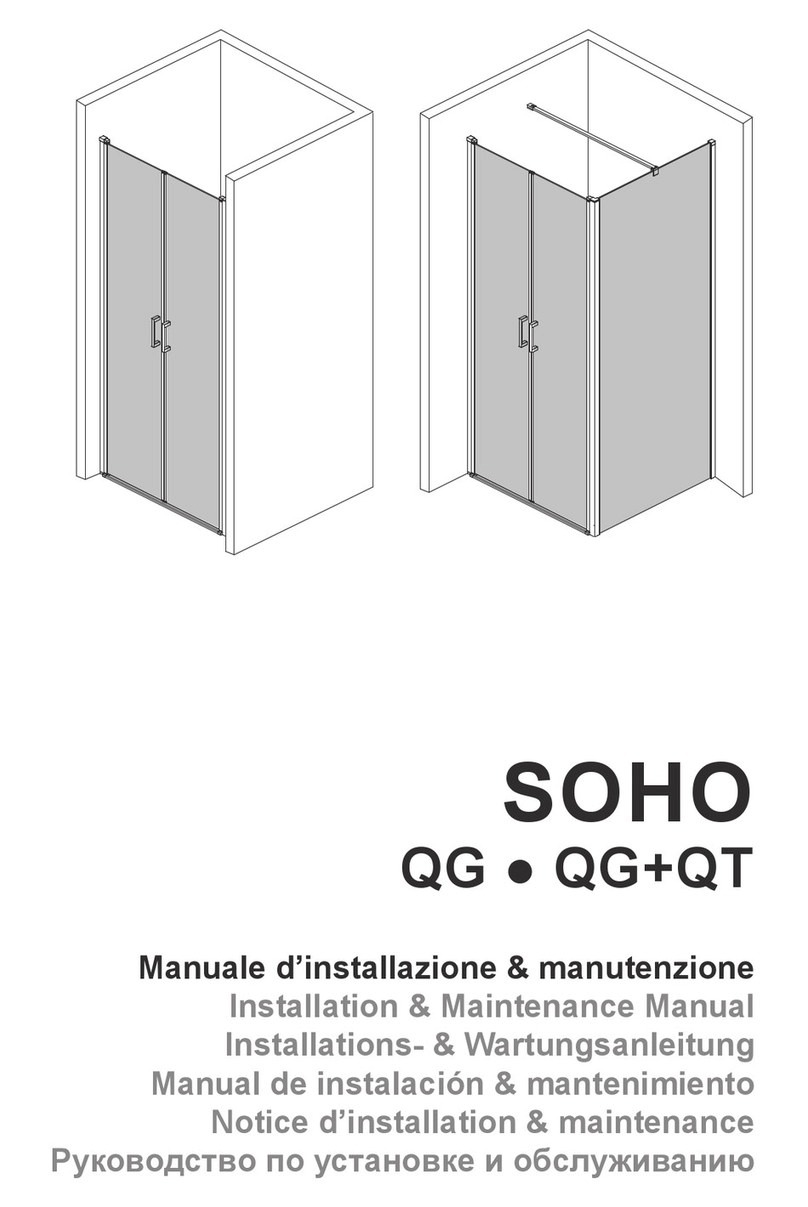 glass 1989 SOHO QG Installation & maintenance manual