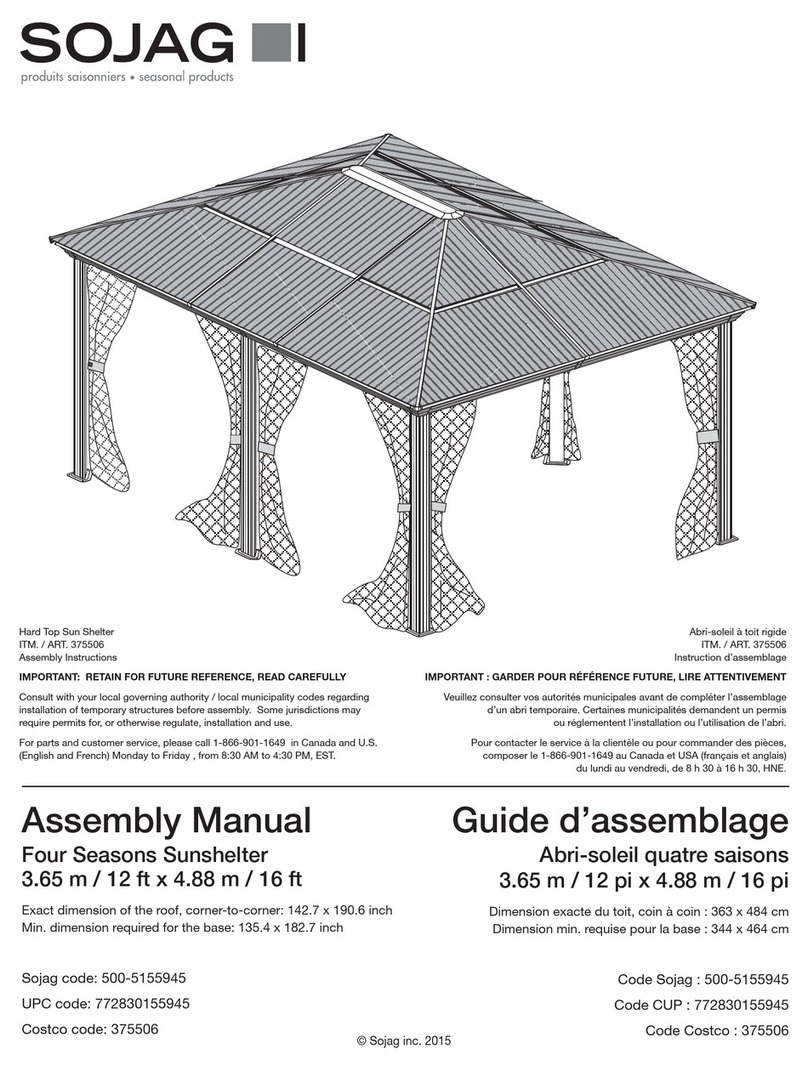 Sojag 375506 Assembly manual