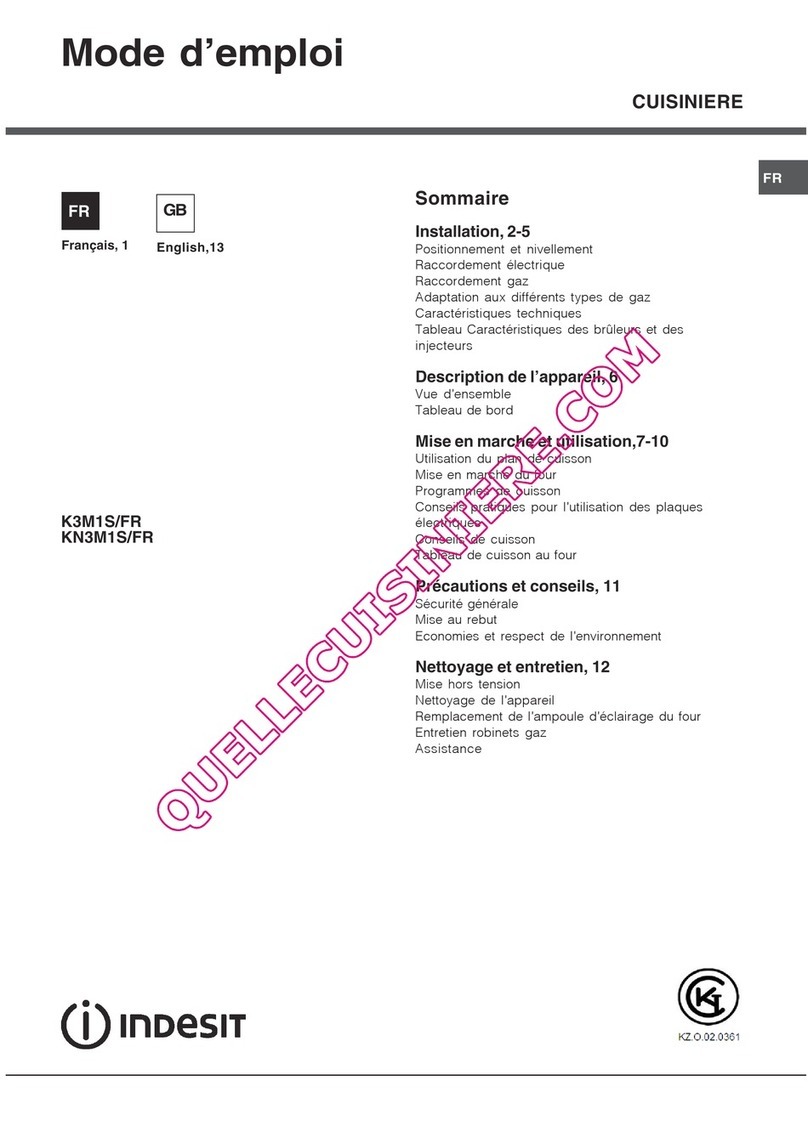 Indesit K3M1S/FR User manual