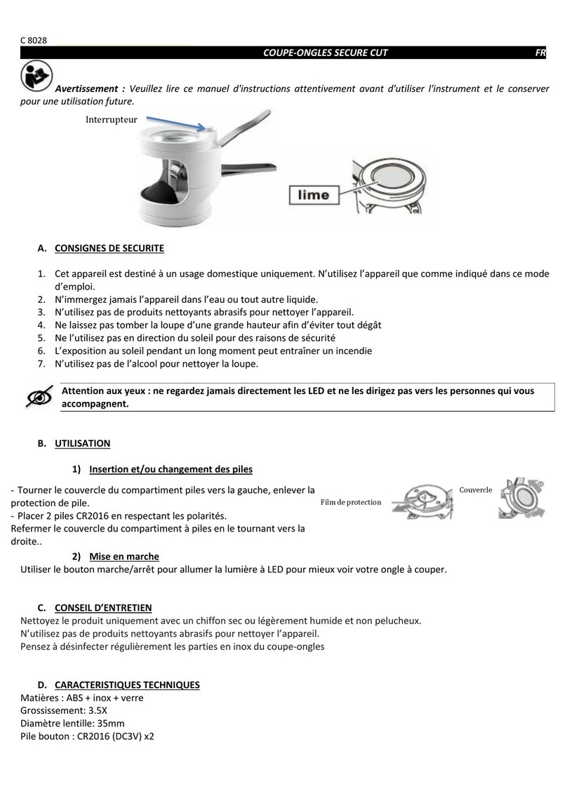 CAPTELEC SECURE CUT quick start guide