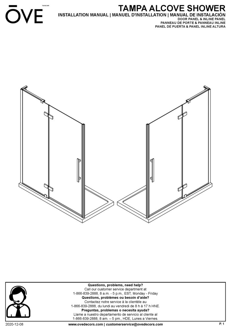 OVE TAMPA installation manual