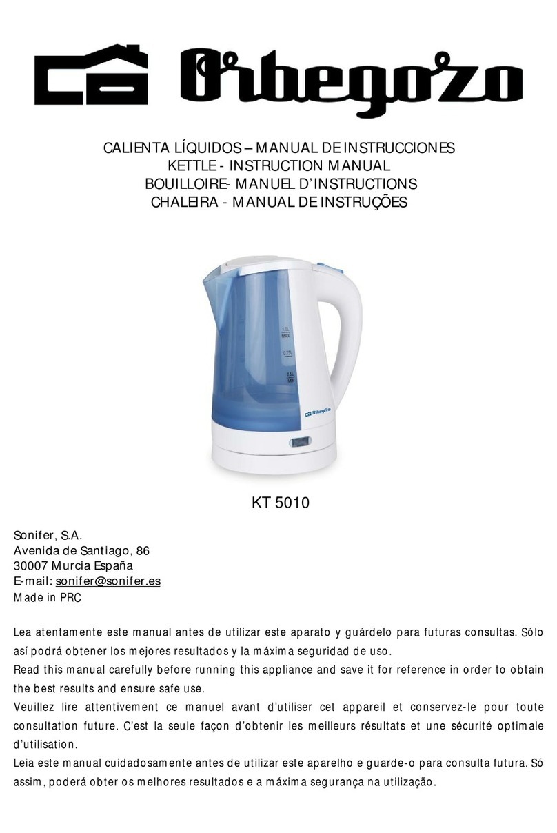 Orbegozo KT 5010 instruction manual