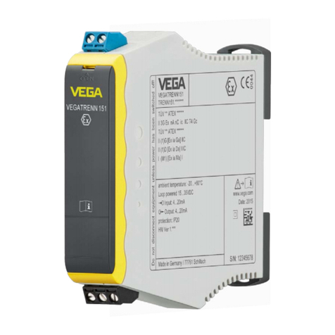 Vega VEGATRENN 151 operating instructions