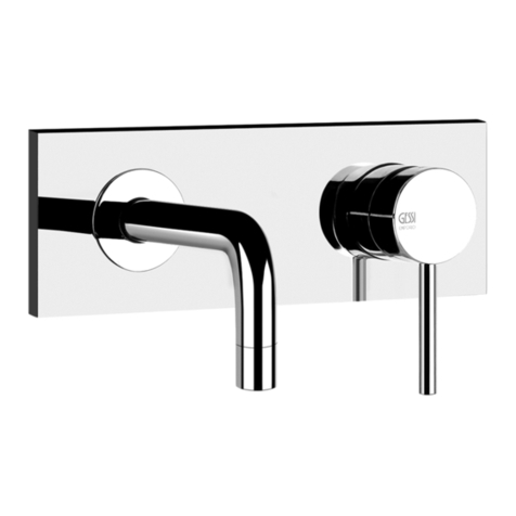 Gessi VIA TORTONA 44823 User manual