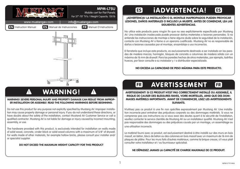 Mustang MPM-L75U instruction manual