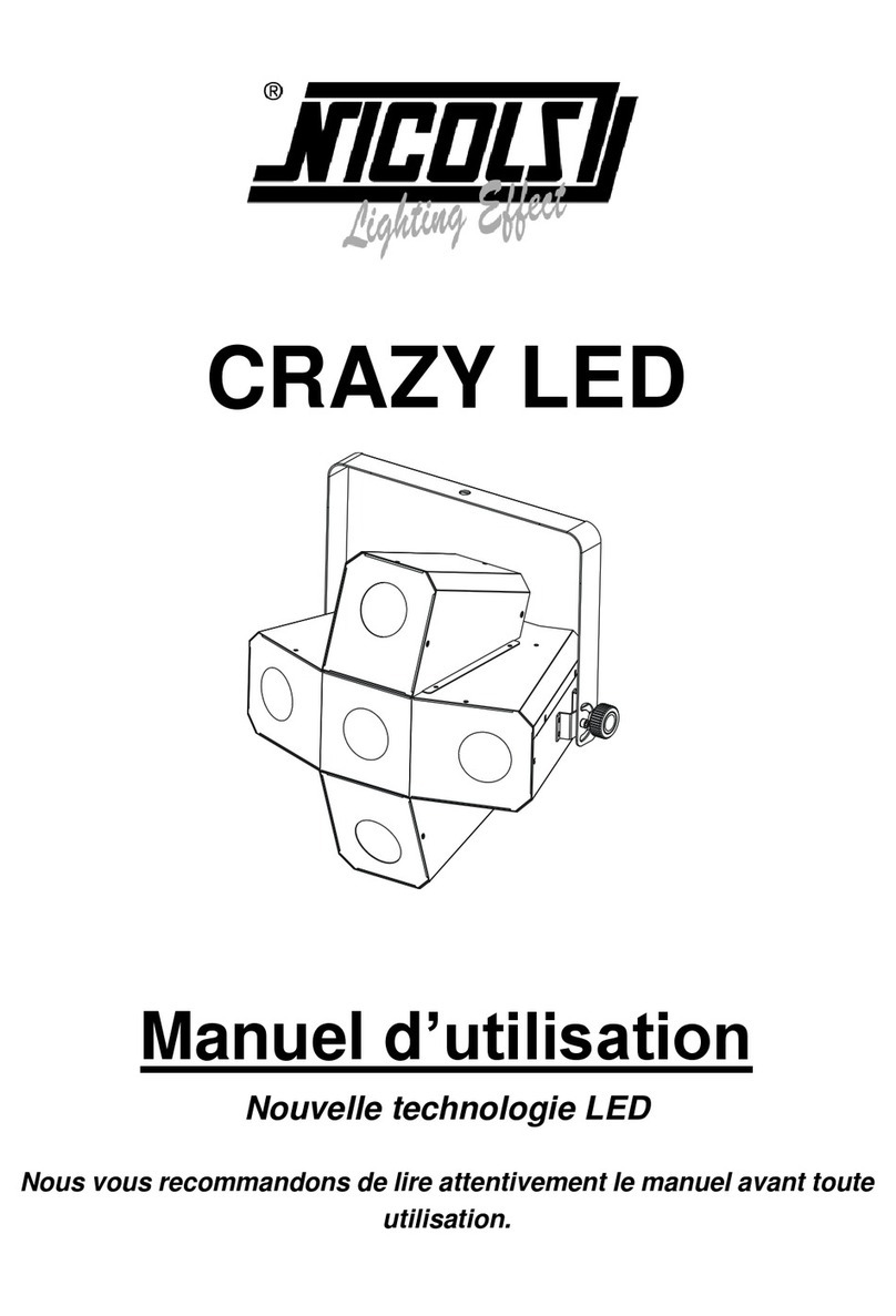 Nicols CRAZY LED user manual