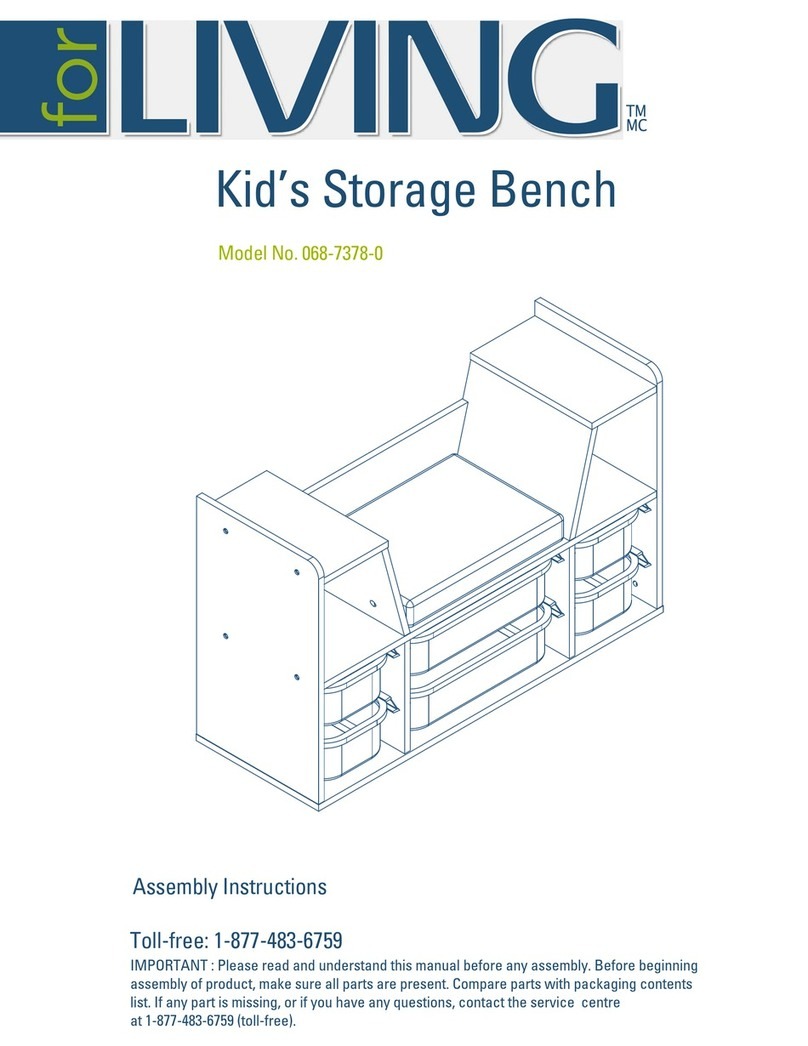 for Living 068-7378-0 Assembly instructions for Living 068-7378-0 Assembly instructions