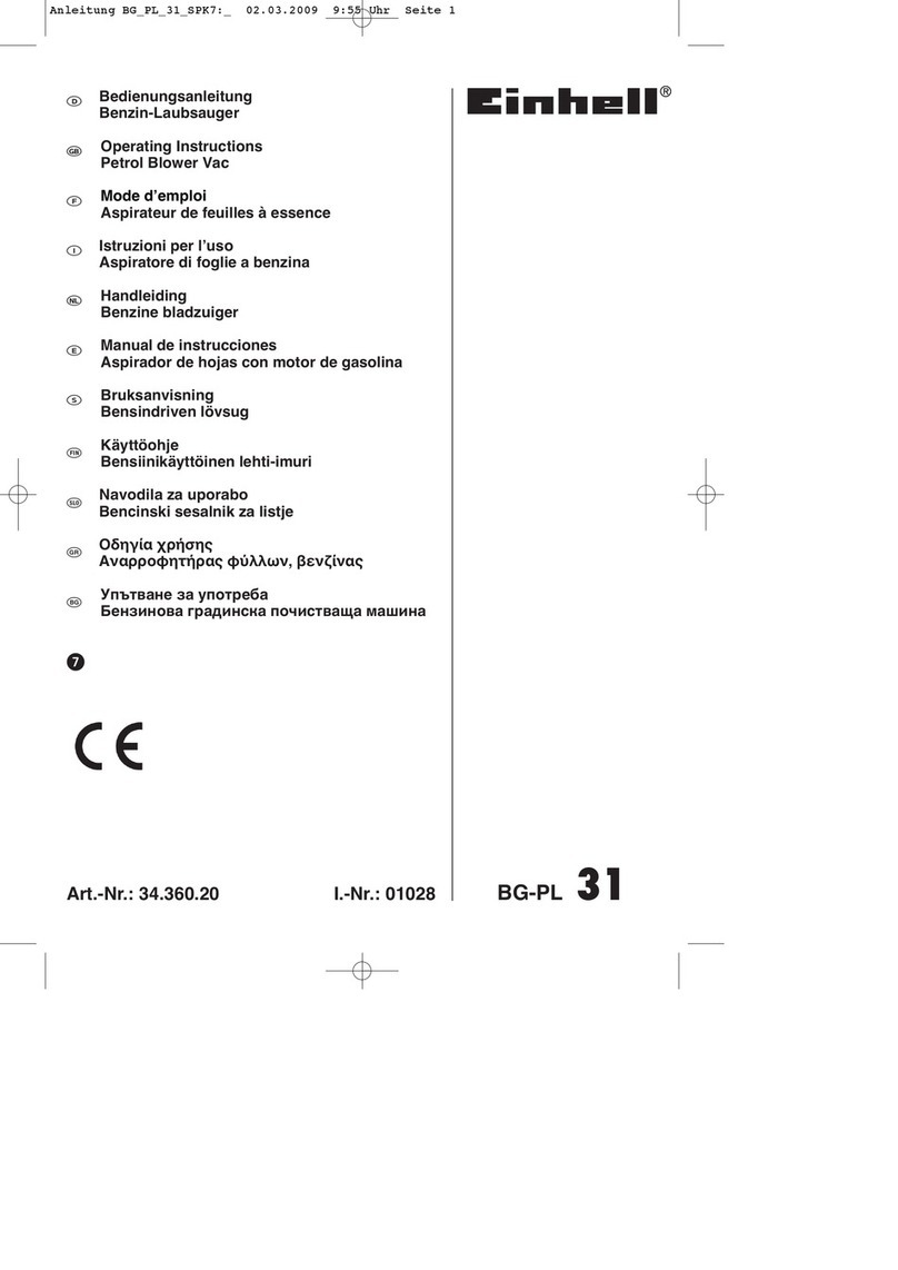 EINHELL BG-PL 31 User manual