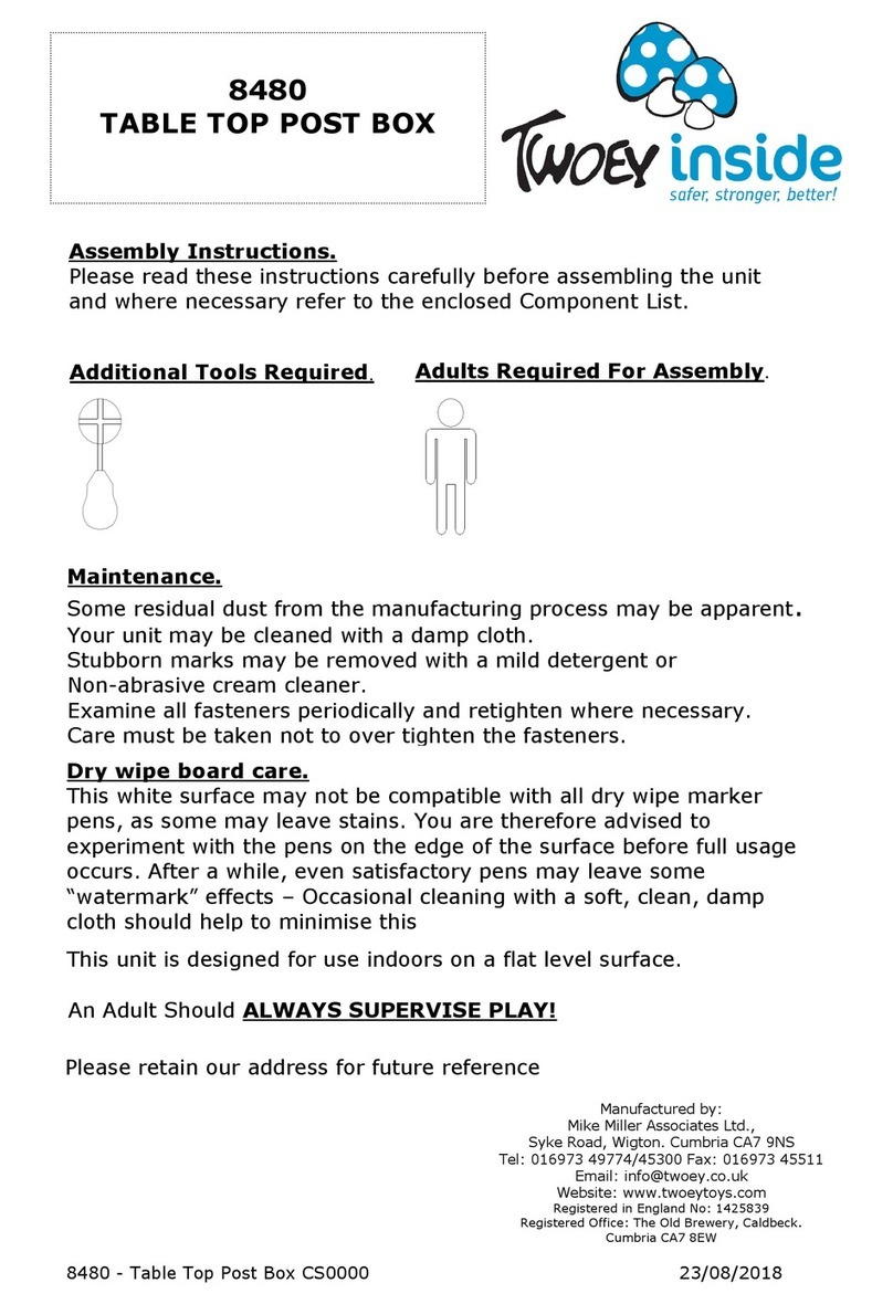 Twoey inside 8480 Assembly instructions
