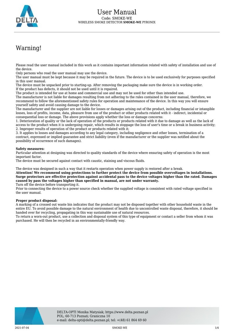 Pyronix SMOKE-WE user manual