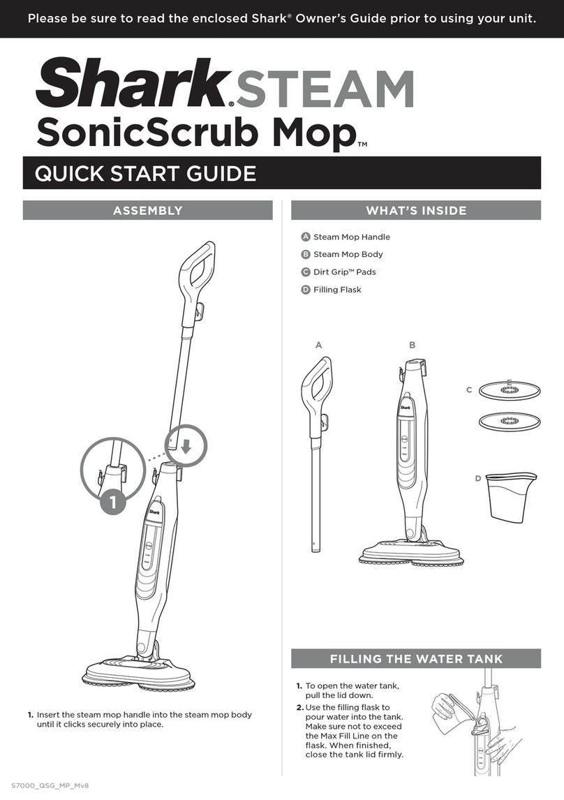 Shark SonicScrub Mop User manual