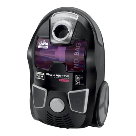 Rowenta ROWENTA X-TREM POWER CYCLONIC RO62 Series User manual